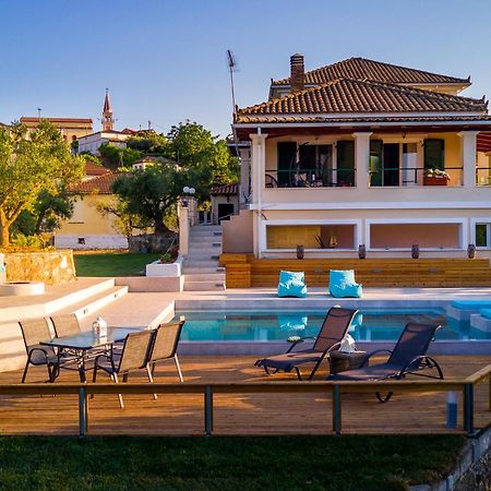 Villa Castelletto Heated Pool Jacuzzi Kypseli Bagian luar foto