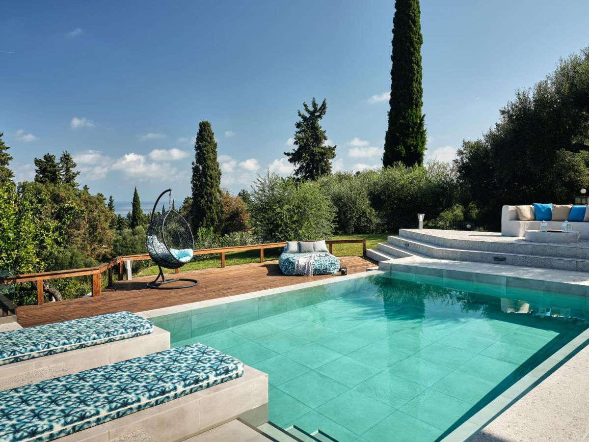 Villa Castelletto Heated Pool Jacuzzi Kypseli Bagian luar foto