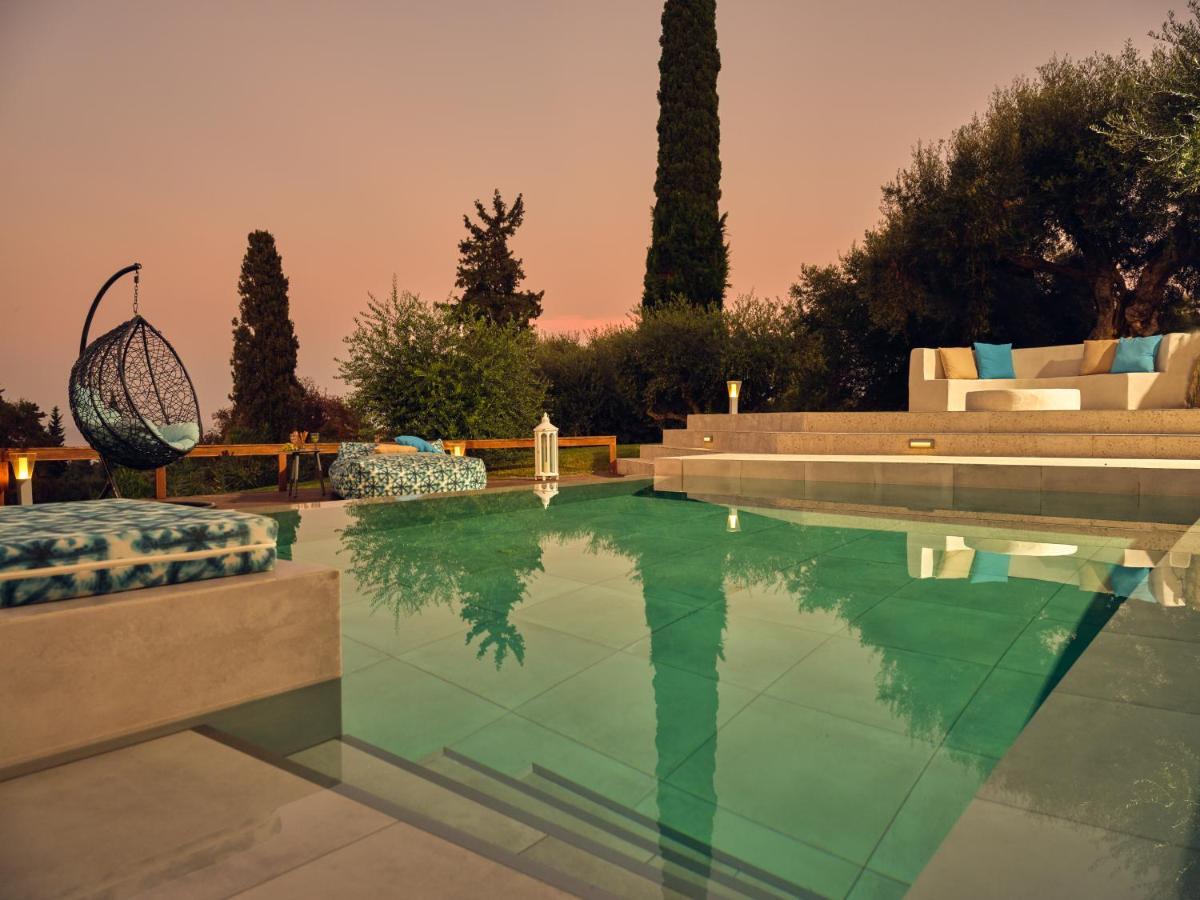 Villa Castelletto Heated Pool Jacuzzi Kypseli Bagian luar foto